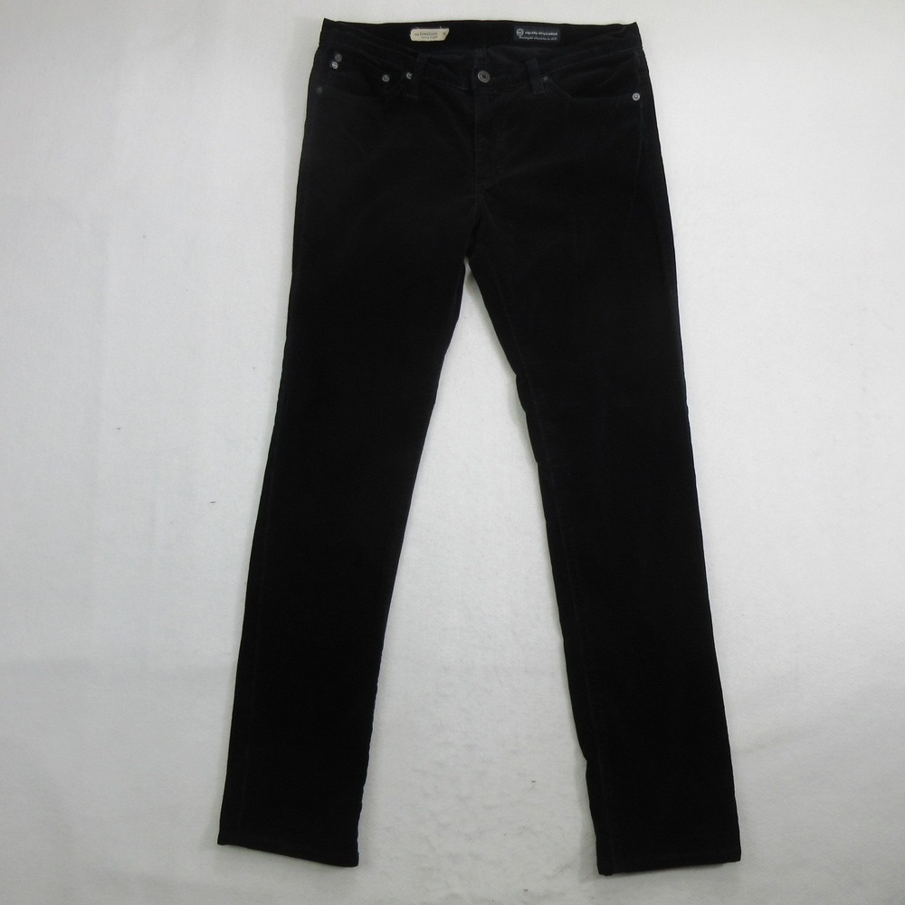 AG Adriano Goldschmied Women's Pants Size 30 The Premiere Corduroy Black